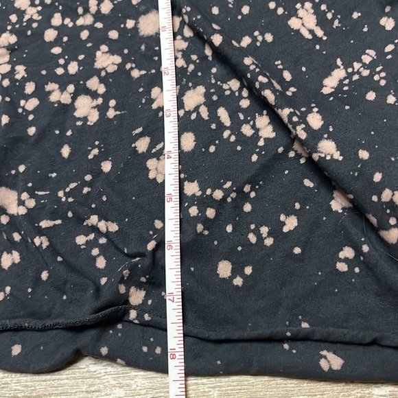 Zara bell sleeve top, L, gray and bleach - Picture 7 of 7